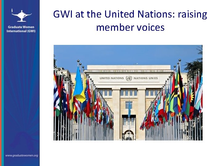 GWI at the United Nations: raising member voices 