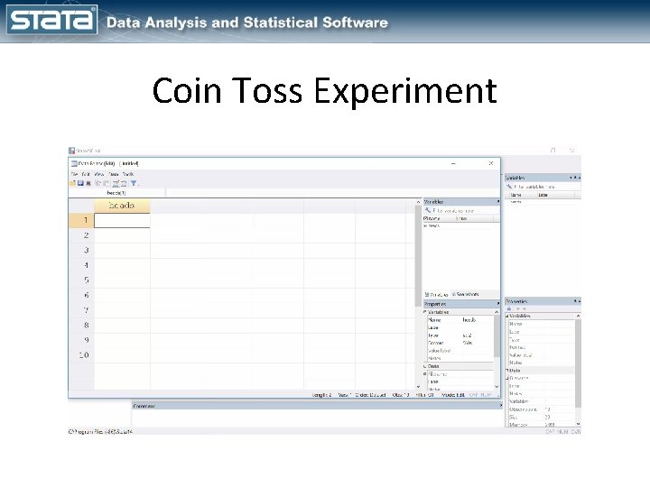 Coin Toss Experiment 