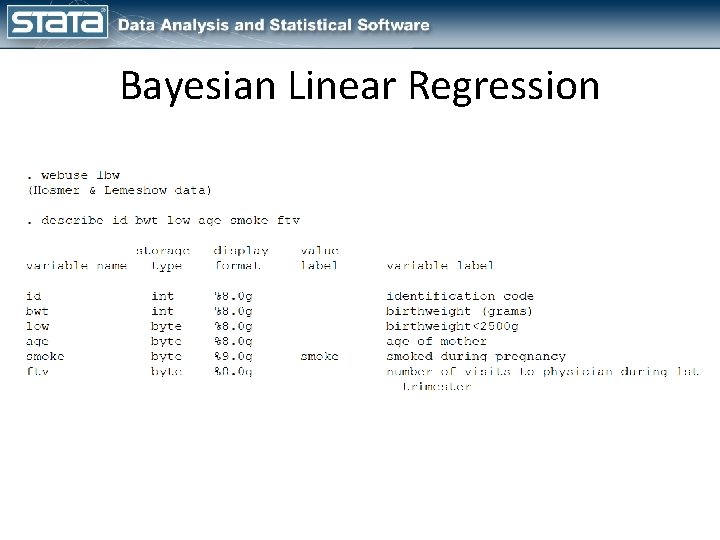 Bayesian Linear Regression 