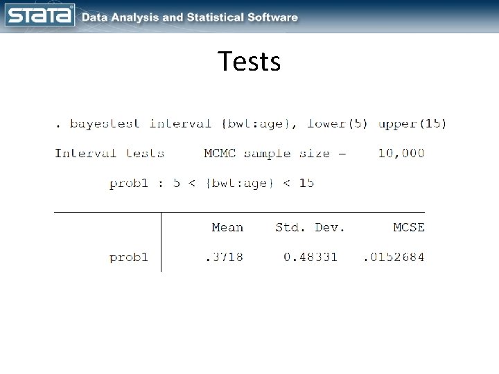 Tests 