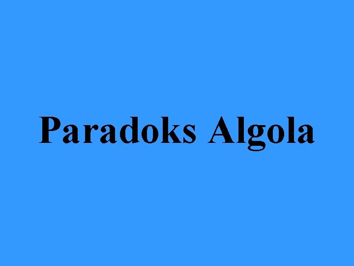 Paradoks Algola 