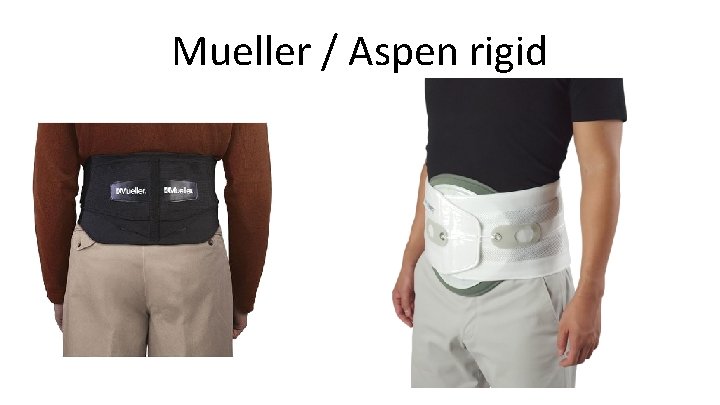 Mueller / Aspen rigid 