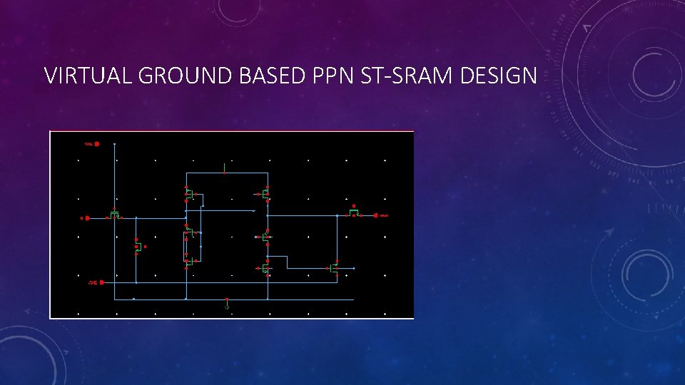VIRTUAL GROUND BASED PPN ST-SRAM DESIGN 