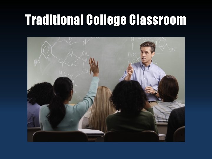Traditional College Classroom 