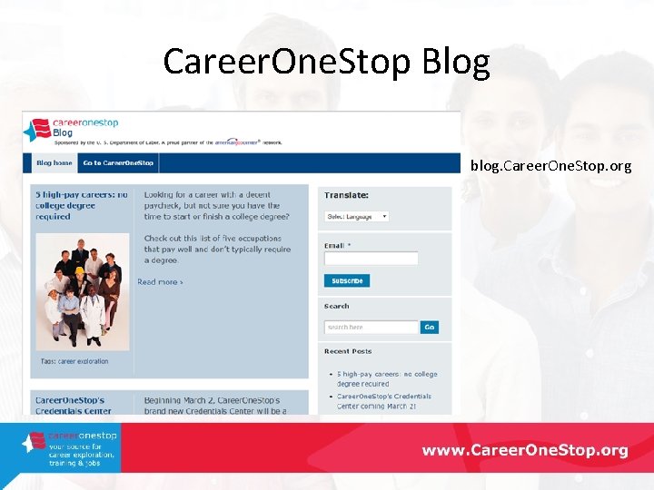 Career. One. Stop Blog blog. Career. One. Stop. org 