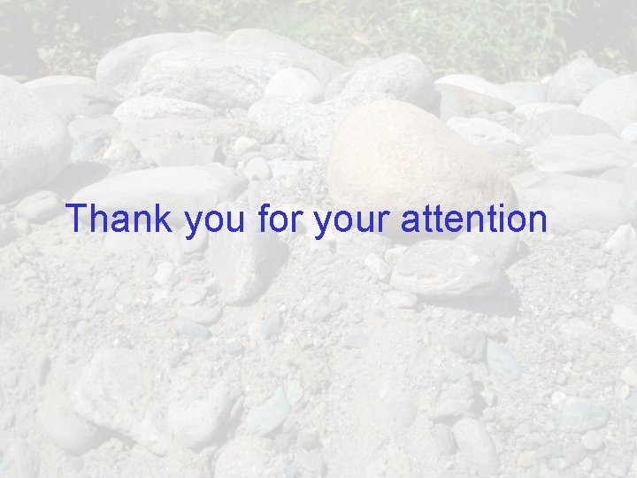 Thank you for your attention 