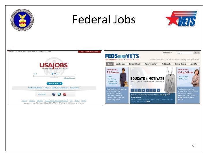 Federal Jobs 65 