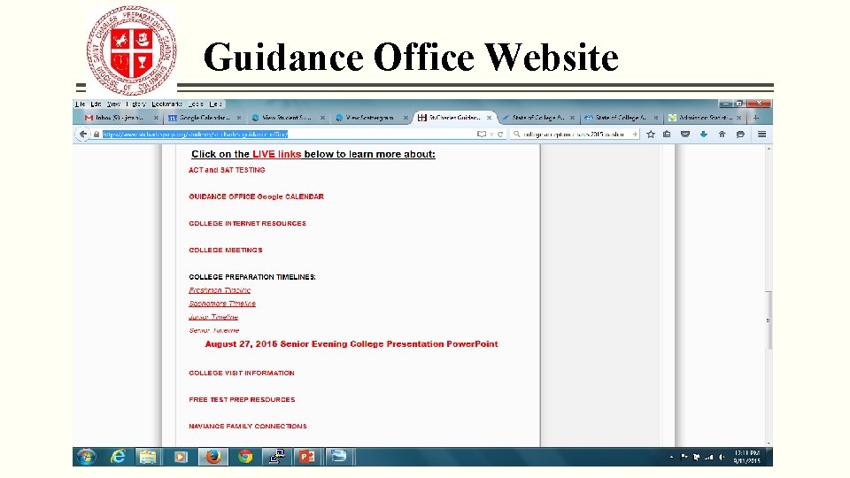 Guidance Office Website 