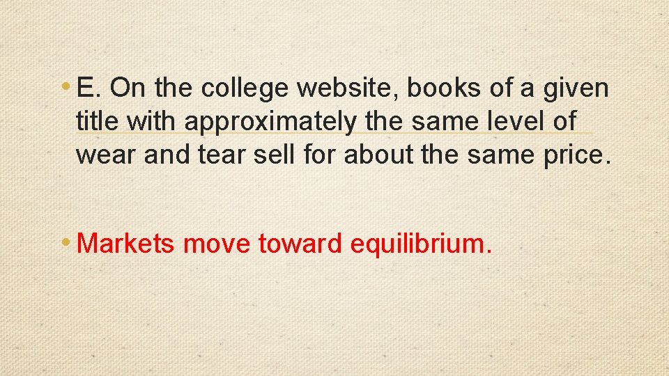  • E. On the college website, books of a given title with approximately