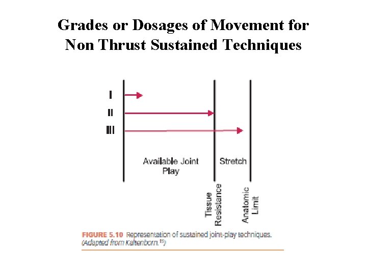Grades or Dosages of Movement for Non Thrust Sustained Techniques Grades or Dosages of Movement for Non Thrust Sustained Techniques