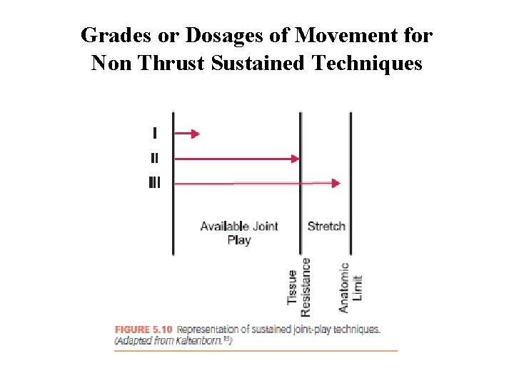 Grades or Dosages of Movement for Non Thrust Sustained Techniques 