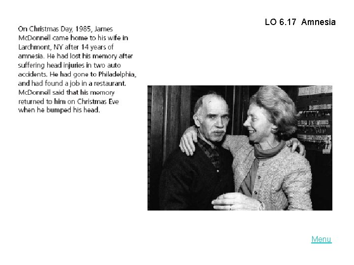 LO 6. 17 Amnesia Menu 