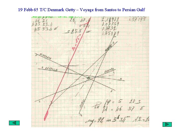 19 Febb 65 T/C Denmark Getty – Voyage from Santos to Persian Gulf 