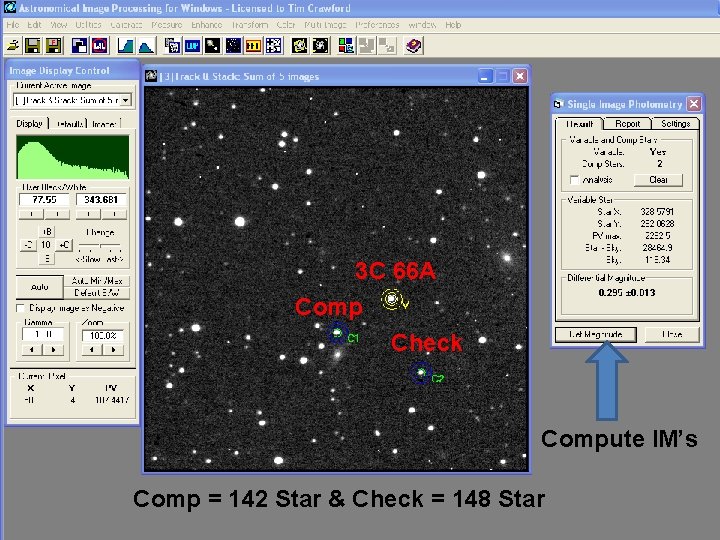 3 C 66 A Comp Check Compute IM’s Comp = 142 Star & Check