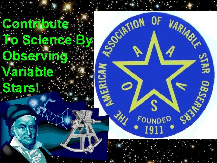 Contribute To Science By Observing Variable Stars! Logo 