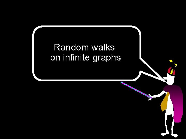 Random walks on infinite graphs 