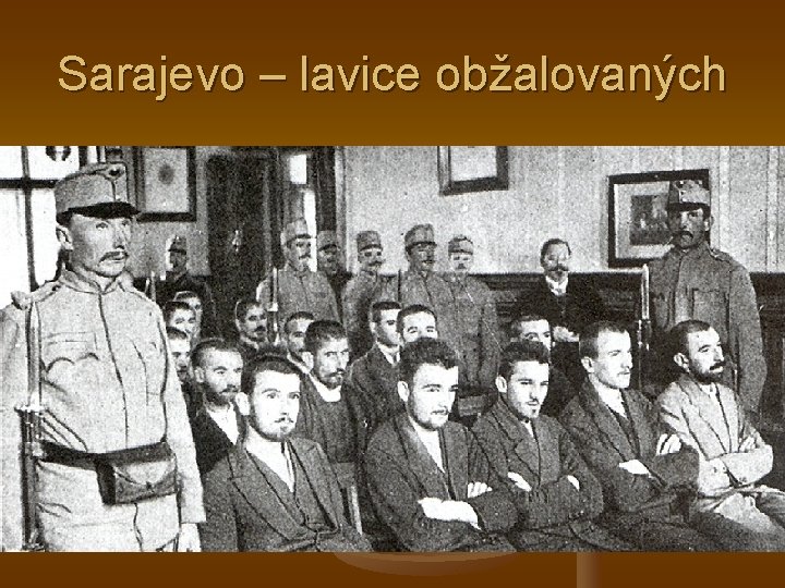 Sarajevo – lavice obžalovaných 