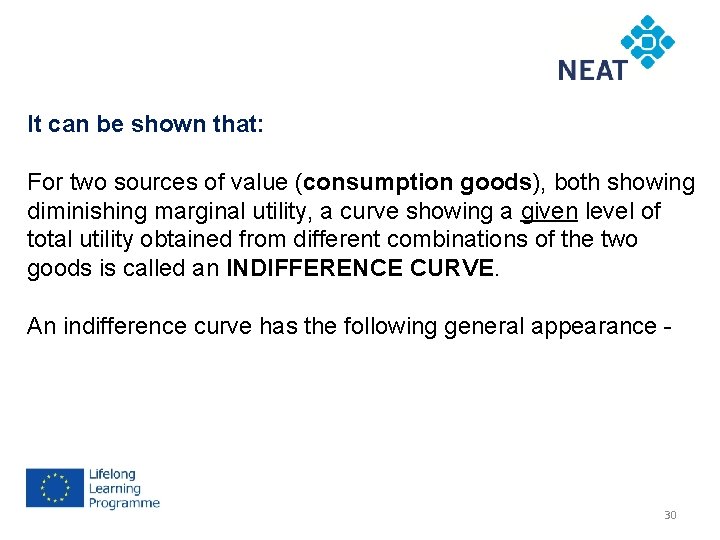 It can be shown that: For two sources of value (consumption goods), both showing