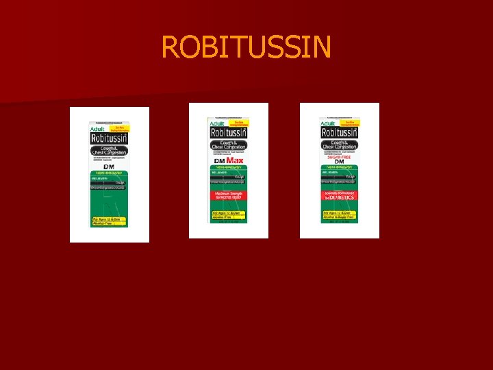 ROBITUSSIN 