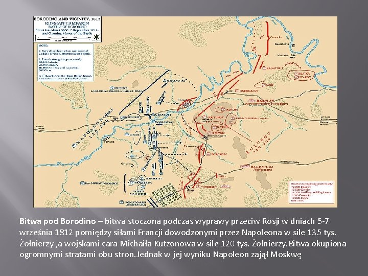 Bitwa pod Borodino – bitwa stoczona podczas wyprawy przeciw Rosji w dniach 5 -7