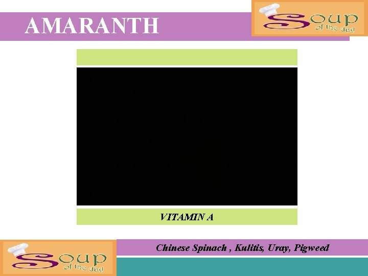 AMARANTH VITAMIN A Chinese Spinach , Kulitis, Uray, Pigweed 