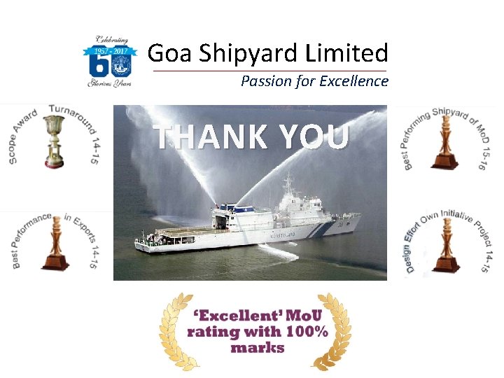 Goa Shipyard Limited Passion for Excellence THANK YOU 