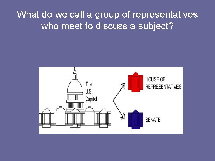 What do we call a group of representatives who meet to discuss a subject?