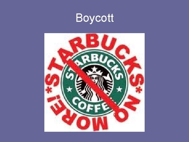 Boycott 