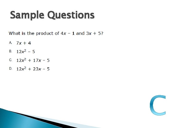 Sample Questions 