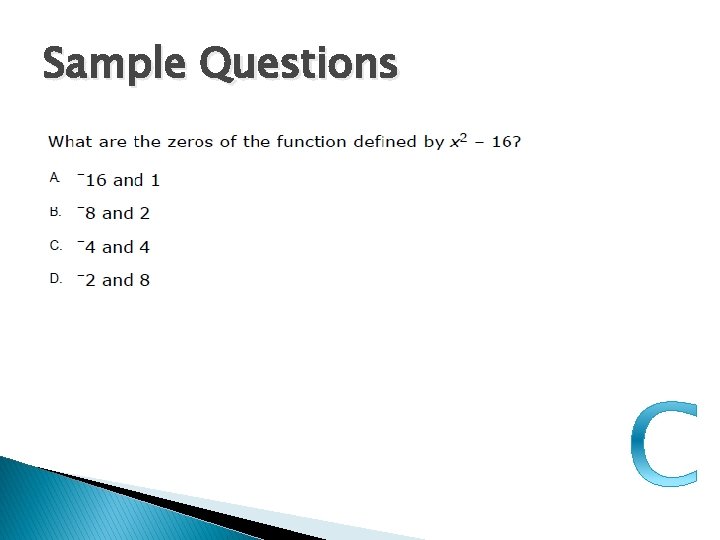 Sample Questions 
