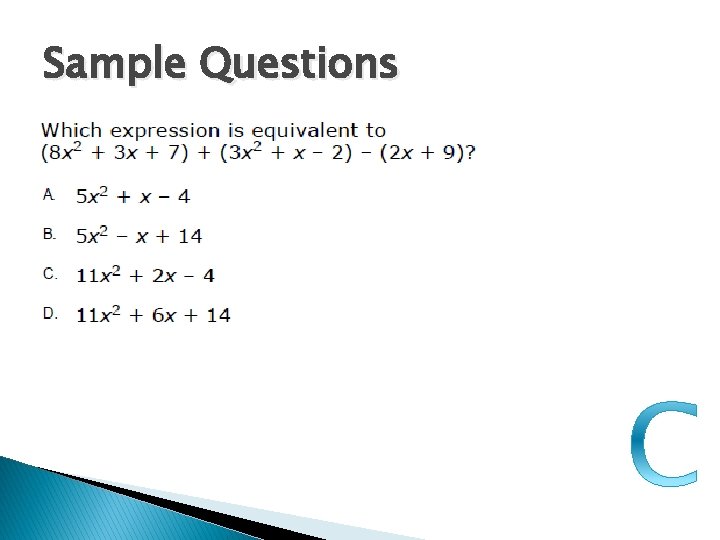 Sample Questions 