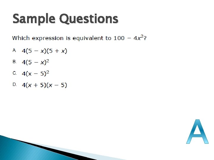Sample Questions 