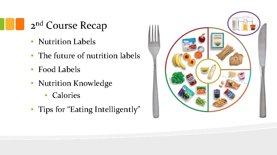 2 nd Course Recap • Nutrition Labels • The future of nutrition labels •