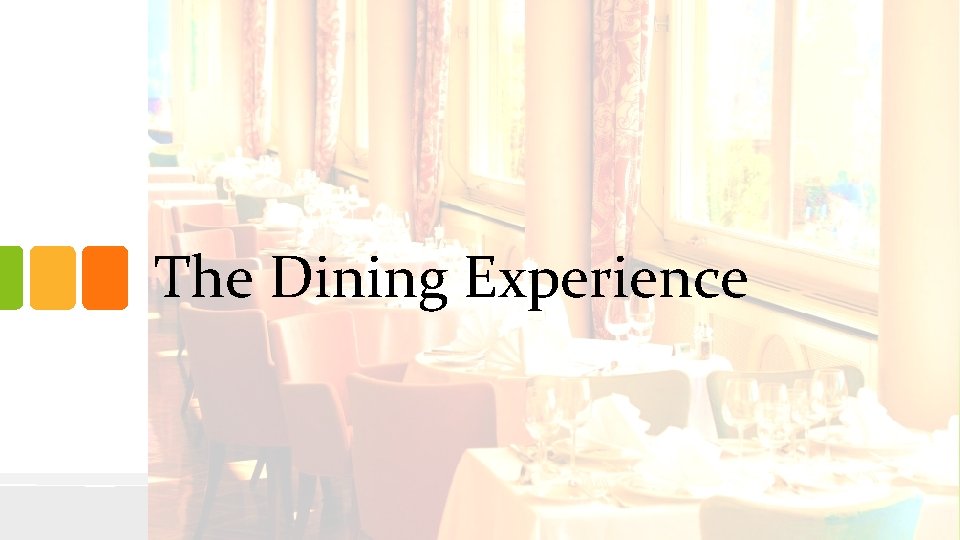 The Dining Experience 