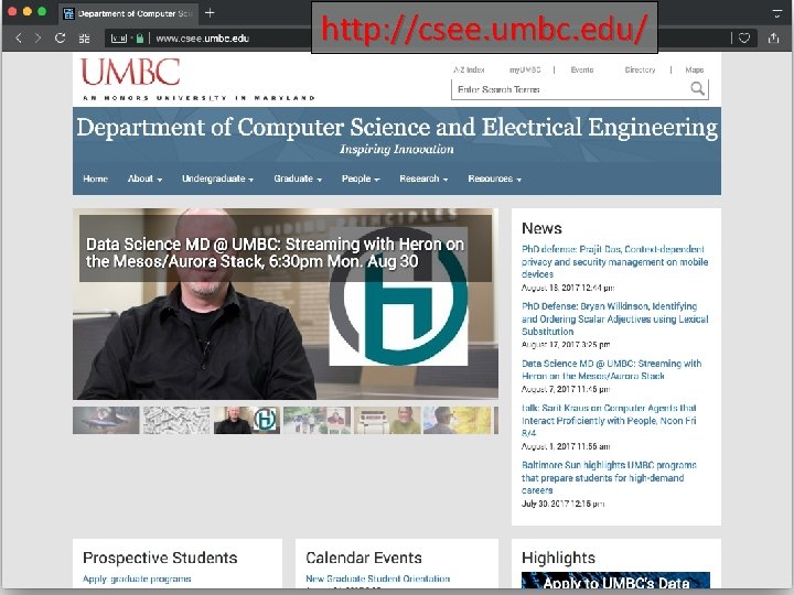 http: //csee. umbc. edu/ 