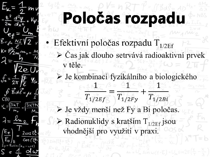 Poločas rozpadu 