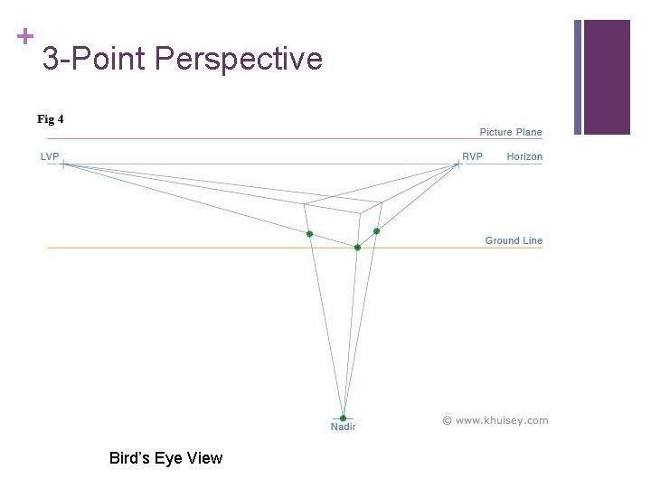 + 3 -Point Perspective Bird’s Eye View 