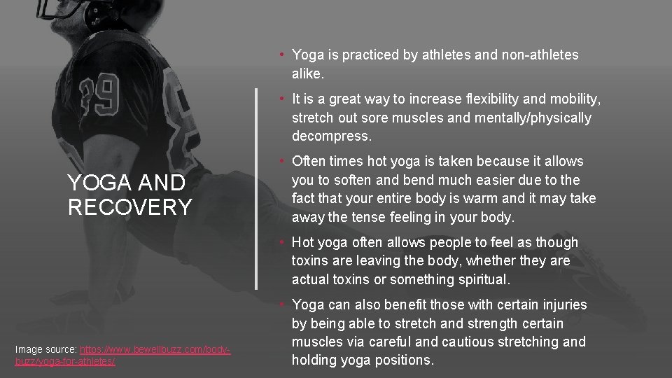 • Yoga is practiced by athletes and non-athletes alike. • It is a • Yoga is practiced by athletes and non-athletes alike. • It is a