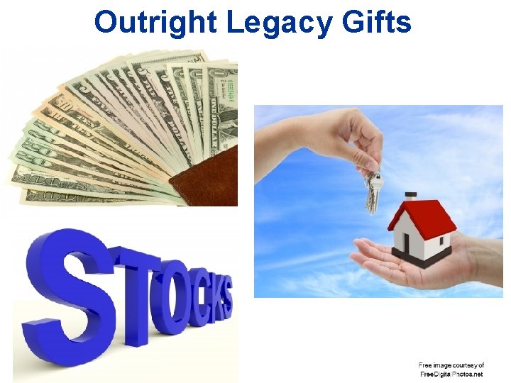 Outright Legacy Gifts Examples of Legacy Giving? 