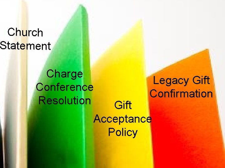 Church Statement Charge Conference Resolution Legacy Gift Confirmation Gift Acceptance Policy 