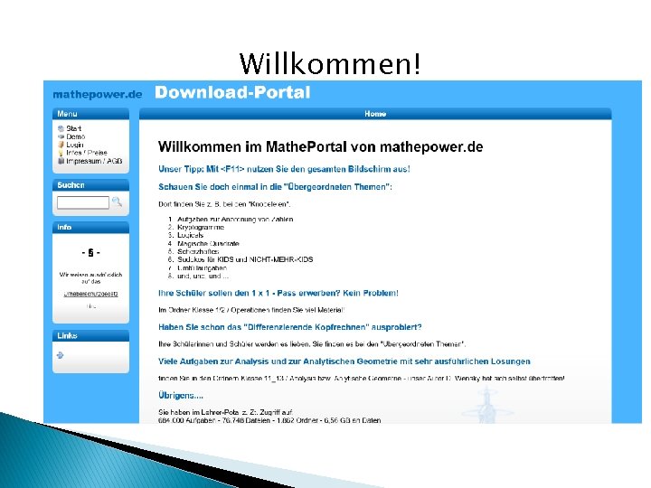 Willkommen! 