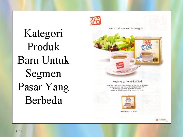 Kategori Produk Baru Untuk Segmen Pasar Yang Berbeda 7 -32 