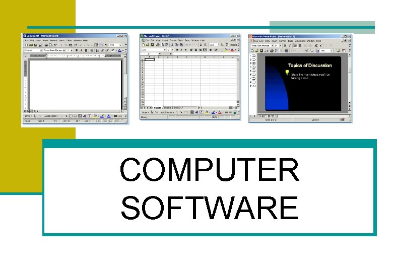 COMPUTER SOFTWARE 