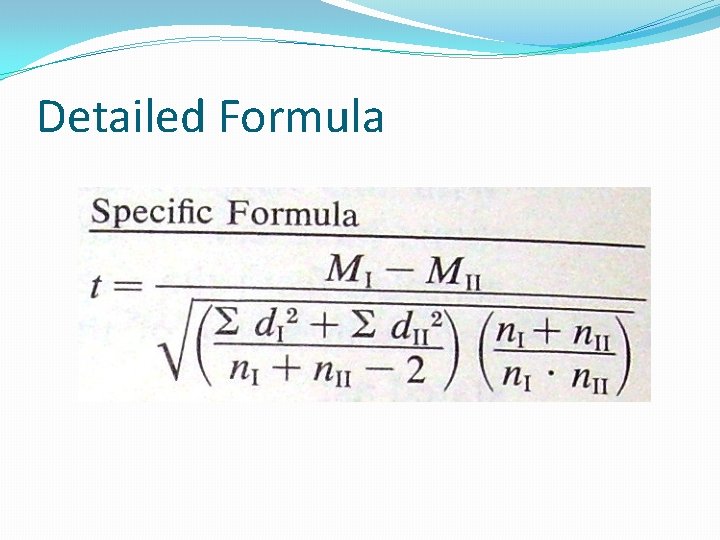 Detailed Formula 