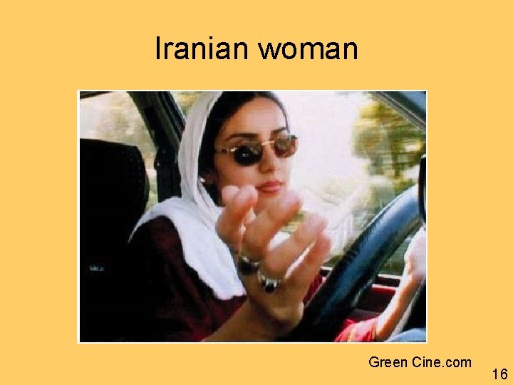 Iranian woman Green Cine. com 16 