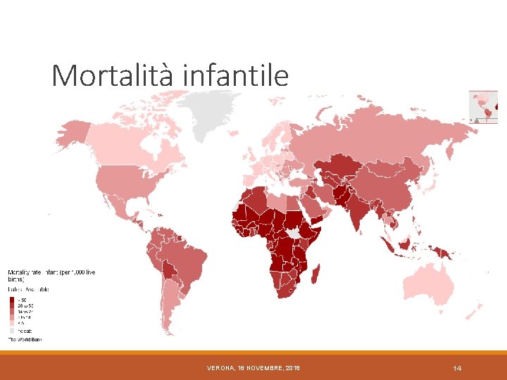 Mortalità infantile VERONA, 16 NOVEMBRE, 2018 14 