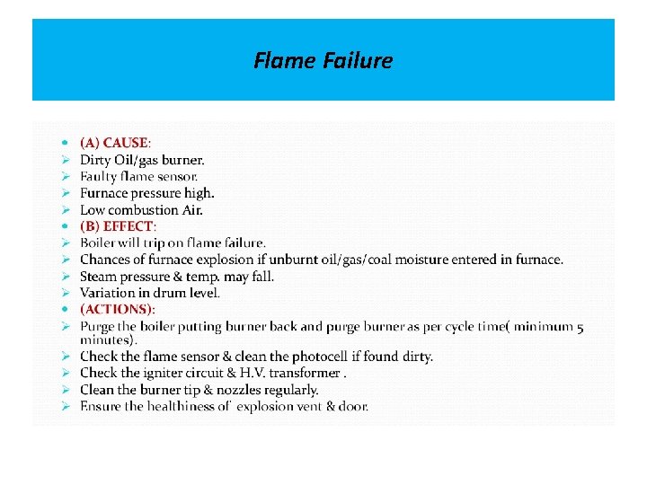 Flame Failure 