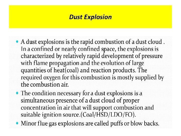 Dust Explosion 