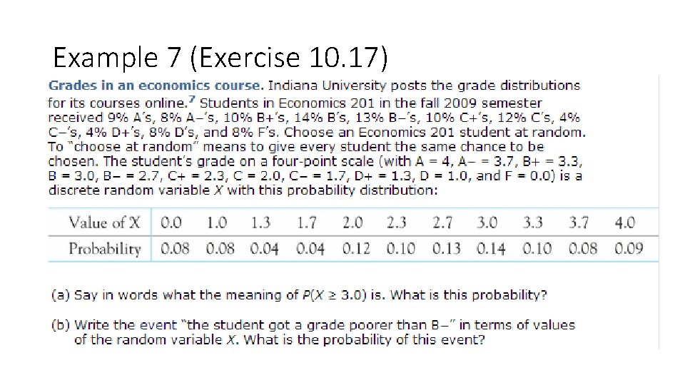 Example 7 (Exercise 10. 17) 