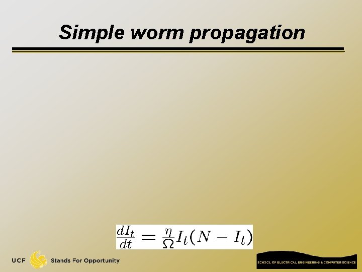 Simple worm propagation 